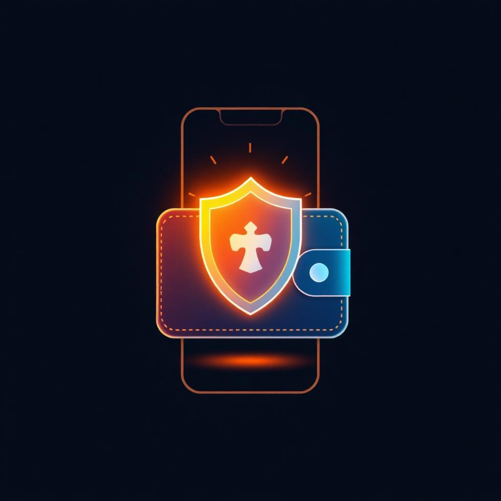 Secure digital wallet with shield
